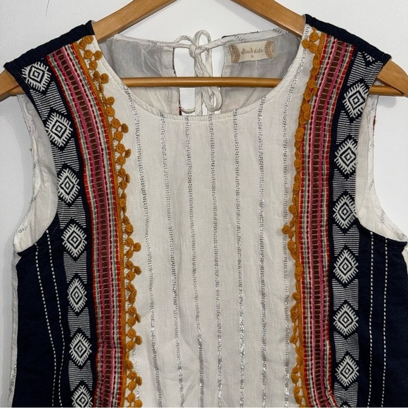 Altar’d State Small Boho Aztec Tribal Abara Sleeveless Embroidered Dress Size M - Picture 4 of 11